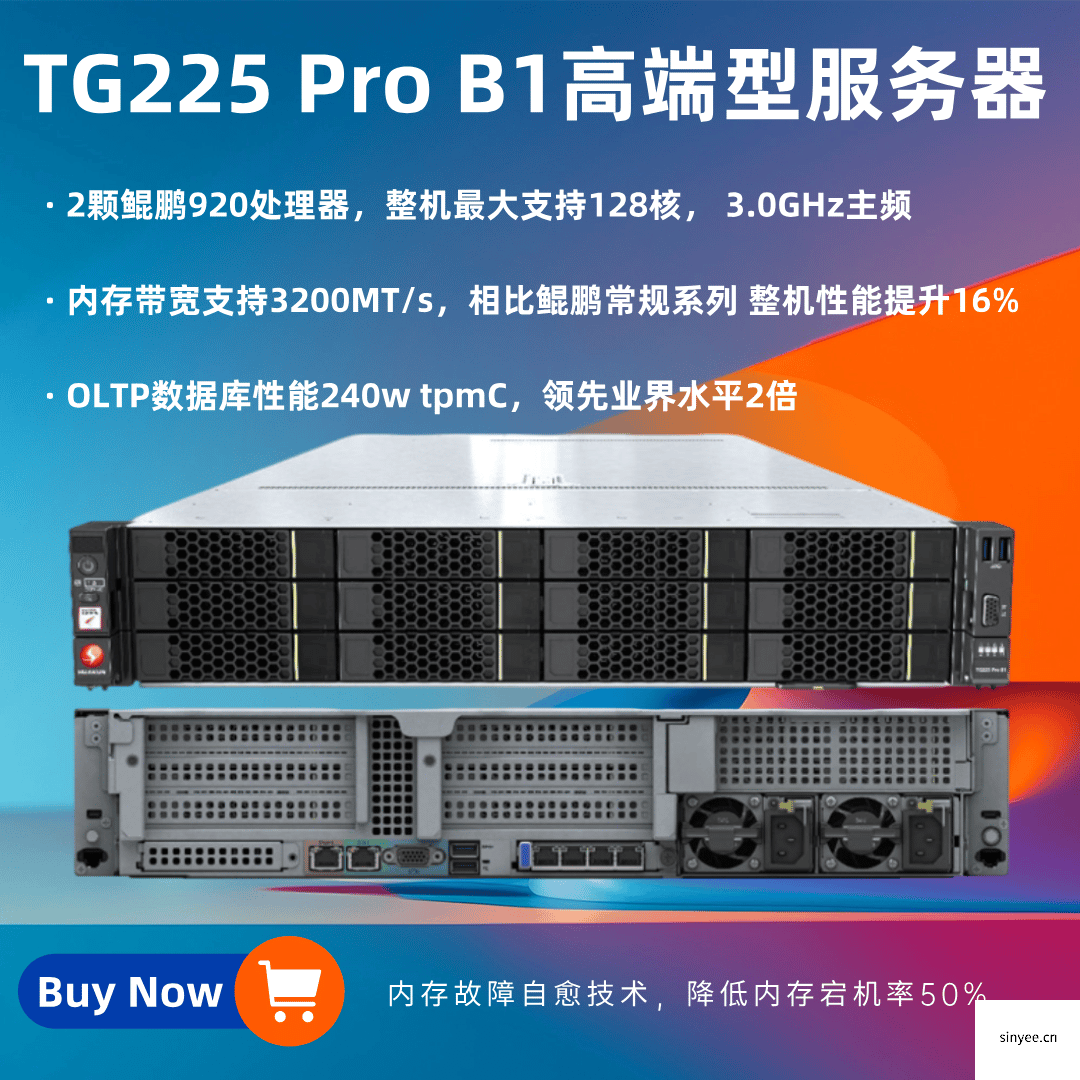 TG225 2U2路高端型服務器